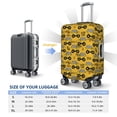 thumbnail image 6 of Haiem Modern Truck Luggage Cover Printed Suitcase Covers for Luggage Elastic Washable Suitcase Protector Fits 18-32 Inch Luggage-Large, 6 of 9