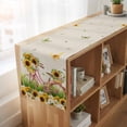 thumbnail image 6 of Table Runners 72 Inches Long Dress Scarves, Spring Farmhouse Kitchen/Dining Table Runner, Coffee Tablerunners, Bicycles Botanical Sunflowers Leaves Butterfly 14x72 Inch, 6 of 9