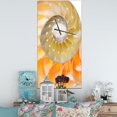 thumbnail image 2 of DesignArt Isolated Nautilus Shell Large Wall Clock, 2 of 2