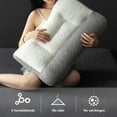 thumbnail image 6 of Ergonomic Deep Sleep Pillow - Cervical Support for Sleep Apnea, Orthopedic Neck Pain Relief, 6 of 10