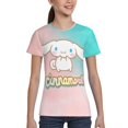 thumbnail image 4 of Sanrio Cinnamoroll Kids T-Shirt 3d Printed Graphic T-Shirts Boys And Girls Short Sleeve Shirts For Youth Kids Large, 4 of 6