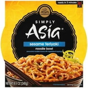 Simply asia sesame teriyaki noodle bowl, 8.5 oz (pack of 6)