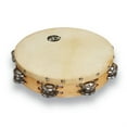 thumbnail image 2 of CP380 10" Wood Tambourine, Headed, Double Row Jingles, 2 of 3