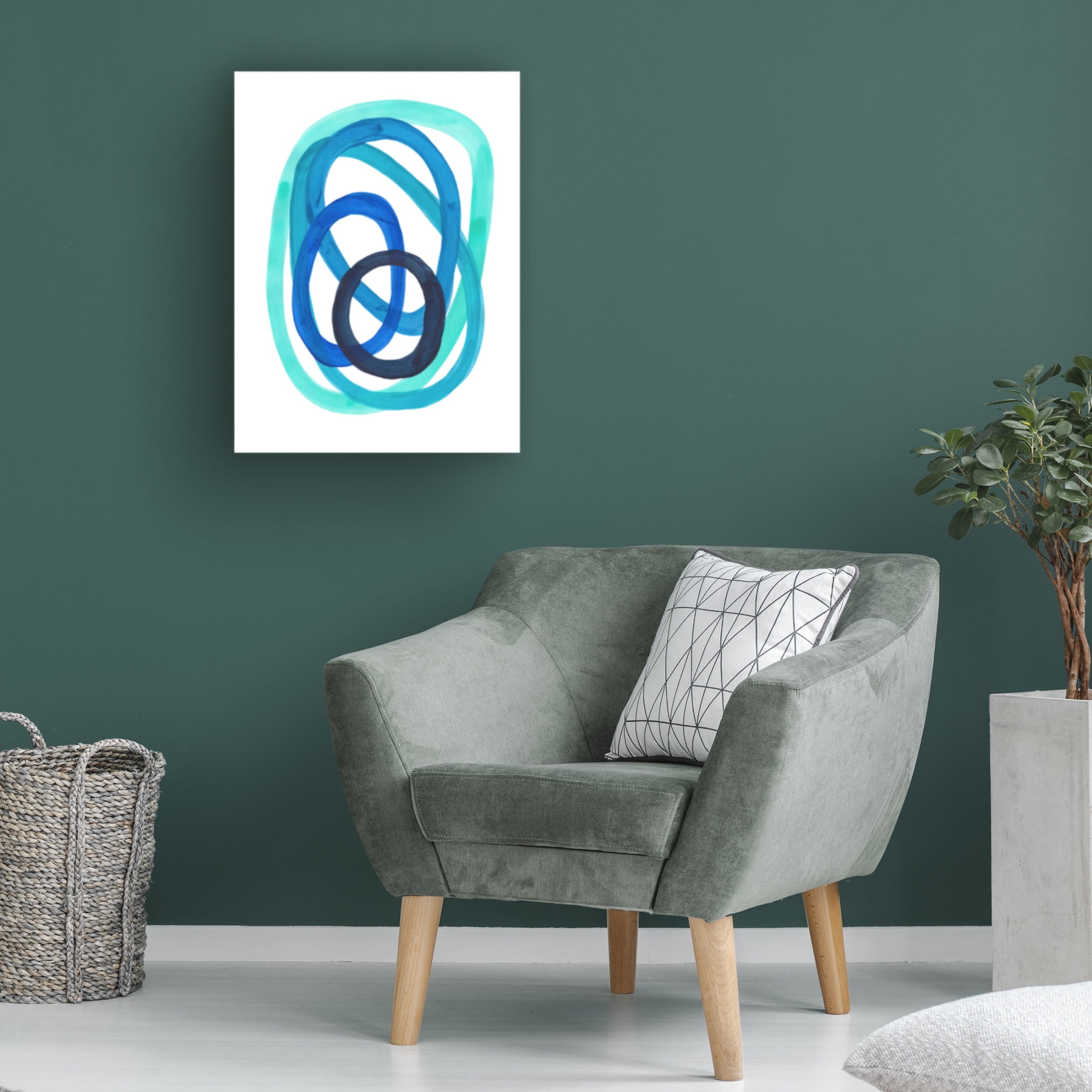 Trademark Fine Art Ejaaz Haniff Ocean Spirals Canvas Wall Art