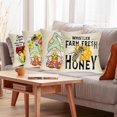 thumbnail image 3 of PPgejGEK World Bee Day Honeybees Decorative Cushion Cover Cases for Sofa Couch Bedroom Holiday Savings, 3 of 7