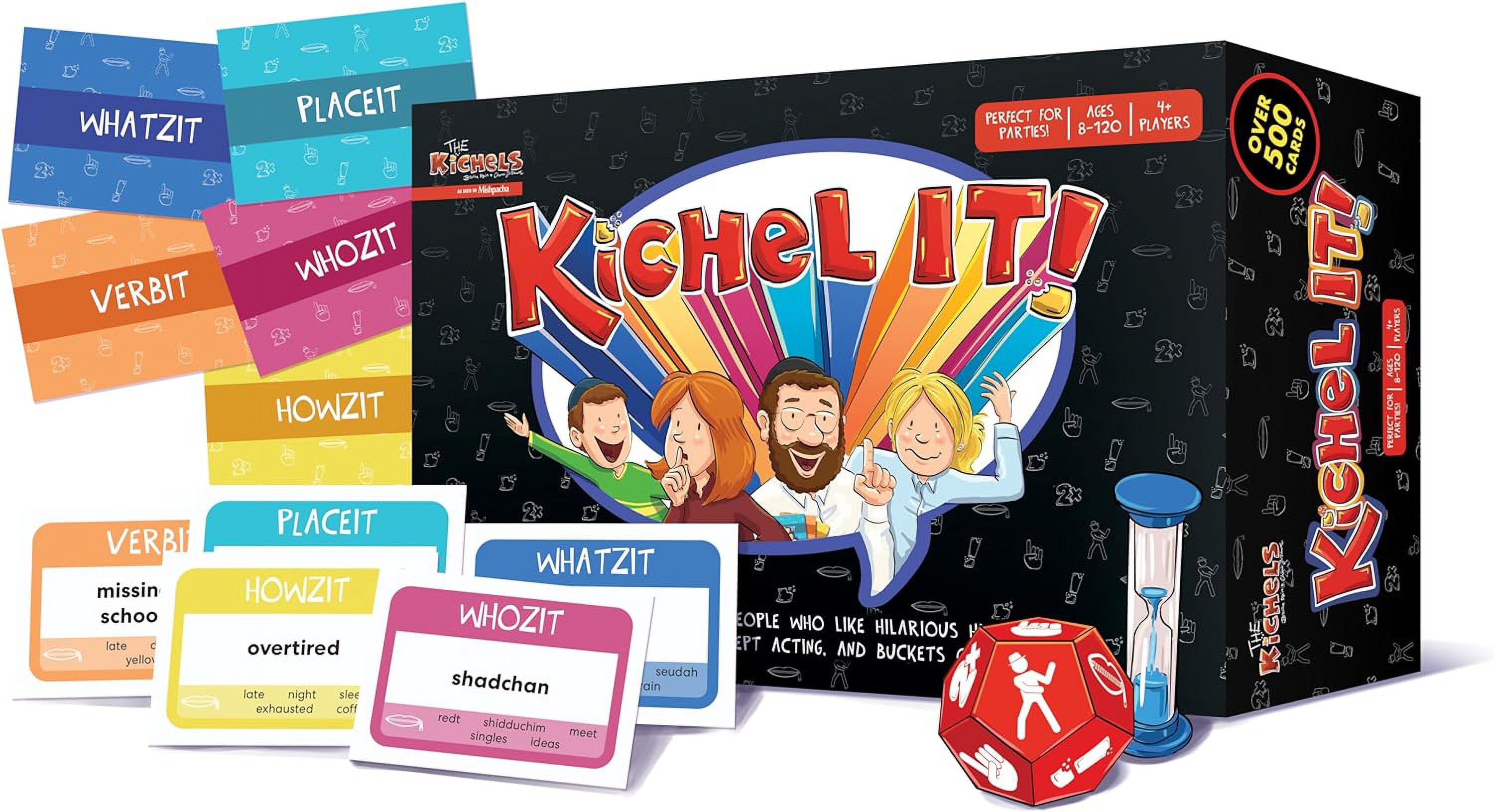 Mitzvah Family Kichel It Card Game for Jewish Family, Kids & Adults
