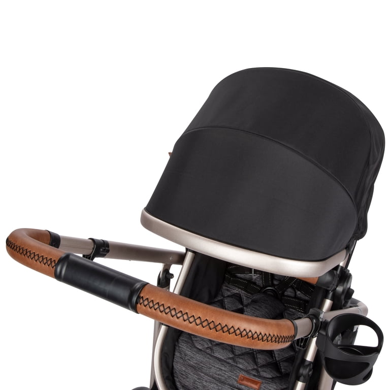 Monbebe Infant & Toddler 6-in-1 Modular Travel System, Black
