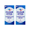 Clear Eyes Contact Lens Relief Eye Drops, 0.5 oz (Pack - 2)