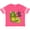 Football Pink and White, variant on I Love My Dad with Baby and Daddy Triceratops Boys or Girls Toddler T-Shirt