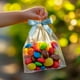 thumbnail image 5 of Cinta de lazo para embalaje de regalo | Nylon clásico atado a mano, licra | Lazos de sellado elegantes para regalos, bolsas de snacks | Múltiples colores, 50 piezas | Fácil de usar, duradero, 7x5cm, 5 of 6
