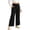 00-Black244, variant on Girls Linen High Waist Wide Leg Pants Casual Pull On Straight Pants, Sizes 3-14