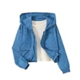 thumbnail image 4 of Liyamei Kids Lightweight Hooded Jacket with Zipper for Fall Windproof Outerwear Size 10-11 Years, 4 of 7