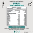thumbnail image 3 of Kit Multivitaminico para Hombres con 24 Ingredientes y Vitaminas Suplemento Alimenticio Beyond Vitamins  - 120 Cápsulas Beyond Vitamins Mulitivitaminico para Hombre Vitaminas en Cápsulas, 3 of 5