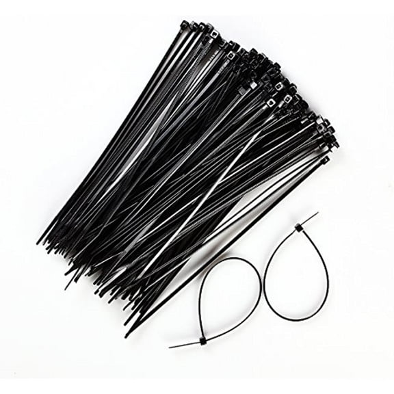 100 Pcs Nylon Cable Ties Zip Tie .6" 18 lbs Tensile Strength