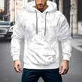 thumbnail image 2 of sususu Men's Hoodies Pullover Xl Hoodies And Sweatshirts For Winter Thick Warm Hoodie For Cold Weather Comfort And Style Cozy Layering For Men,White,XXL, 2 of 4