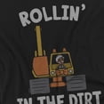 thumbnail image 2 of Blippi Rollin' in the Dirt Women's T Shirt, Black, Small, 2 of 4