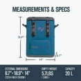 thumbnail image 7 of Novoto Magnetic Backpack Cooler 30Can, Zipperless Design, Insulated Soft Sided Cooler Bag for Men & Women, Portable Lunch Bag for Tailgating, Beach, Picnic, Kayak (Navy), 7 of 7