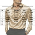 thumbnail image 2 of hotojiny Silk Satin Shirts for Men Cowl Neck Long Sleeve T Shirt Casual Ruched Collar Wedding Party Prom Shirts Spring Outfit, 2 of 5