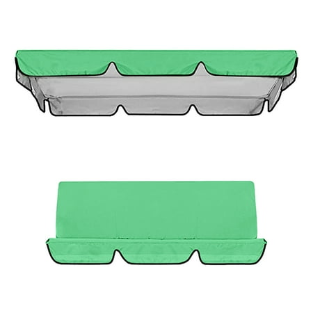 YUEHAO Outdoor Courtyard Swing Ceiling Cover Awning Rain Cover Replacement Cloth Green