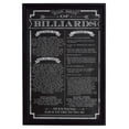 thumbnail image 2 of Carmelli BG2029BL Billiard Game Rules Wall Art, 2 of 7