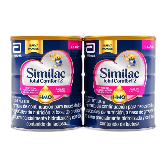 Fórmula Similac Total Comfort Etapa 2 para niños de 1 a 3 años Pack 2 latas de 800g c/u