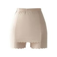 thumbnail image 2 of TRUBKH Slip Shorts for Women Under Dresses Thigh Society Thigh Society Cooling Shorts for Women Shorts for Under Dresses Women Seamless Shorts for Women Shapewear Shorts Beige L, 2 of 4