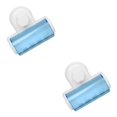 thumbnail image 2 of Injueey Soporte para cepillo de con 5 agujeros, ventosa para montaje en pared, soporte para cepillo de dientes, cubierta antipolvo, accesorios de No.1 2piezas Injueey CBP588955, 2 of 5