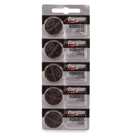 Energizer CR2025 Lithium Battery: Card of 5