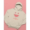 thumbnail image 3 of Buon Ferragosto Melon Hoodie Women -Image by Shutterstock, Female 4X-Large, 3 of 4
