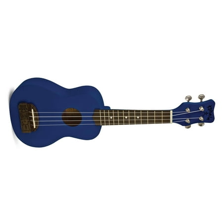 Kohala Tiki Uke Soprano Ukulele Ocean Blue