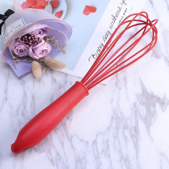 DEEPCRAFF Hand Egg Mixer Kitchen Tool for Stirring Sauces 1Set Red