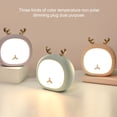 thumbnail image 2 of Linda mascota ciervo noche luz USB carga oscurecimiento conejo toque, 2 of 8