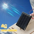 thumbnail image 3 of MIANGASTORE 2 Sets of Solar Powered Fan Science Project Teaching Aid Wooden Solar Fan Assemble Prop, 3 of 9