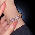 thumbnail image 4 of Xinyolin Shiny Rhinestone Round Portable Hand Chain - Women's Gifts Bracelets, 4 of 8