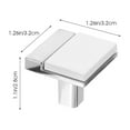 thumbnail image 2 of IBASETOY 5Pcs Assorted Color Cabinet Handles and Knobs Made of Sturdy Zinc Alloy for Doors, 2 of 6