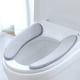 thumbnail image 2 of Cubierta Del Asiento Del Inodoro Engrosado Adhesivo a Prueba de Lluvia Lavable,Cojineta de Inodoro Reutilizable de 2 Piezas 14.9x4.3In,Asiento Del Inodoro Suave, 2 of 6