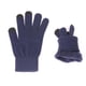 thumbnail image 2 of Conjunto de 3 piezas de gorro, bufanda y guantes de terciopelo para otoño e invierno para hombre y mujer, conjunto de varias piezas de punto grueso y cálido para exteriores para adultos, 2 of 6