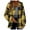 Yellow, variant on Women's Jacket Wool Lamb Plaid Shirts Long Sleeve Flannel Lapel Button Down Cardigan Boyfriend Shacket Lightweight Outerwear