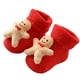thumbnail image 3 of Calcetines de bebé Rojo Navidad Tejido cálido Algodón Medias térmicas largas Elástico Transpirable para bebés de 0 a 1 años Cookie Man, 3 of 5