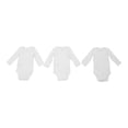 thumbnail image 2 of Pañalero Carters Unisex con Broches con Manga Larga 3 Piezas Color Blanco Talla 3 a 6 M, 2 of 4