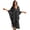 Black Leopard, variant on Black Leopard Print Kaftan Dresses for Women Plus Size V-Neck Caftan Moo Moos Batwing Kaftan Beach Dress Bathing Suit Cover-Up Loungewear