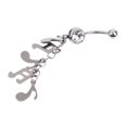 thumbnail image 3 of Barra de Vientre jinwen Accesorios de Moda Joyería Color Plata, 3 of 5