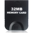 thumbnail image 1 of KSRplayer Tarjeta de Memoria de Alta Velocidad de 32MB para Nintendo GameCube y Wii – 507 Bloques, ABS Duradero, Plug-and-Play (Negro), 1 of 7