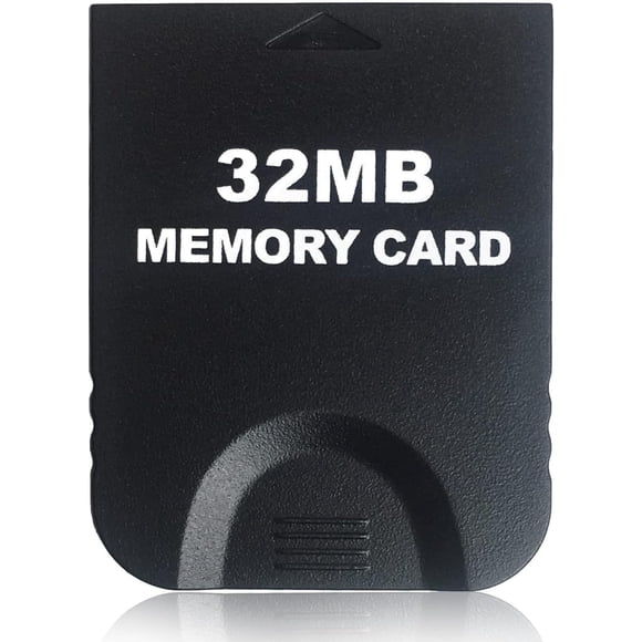 KSRplayer Tarjeta de Memoria de Alta Velocidad de 32MB para Nintendo GameCube y Wii – 507 Bloques, ABS Duradero, Plug-and-Play (Negro)