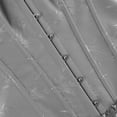 thumbnail image 5 of Grebrafan Corset Bustier Renaissance pour Femmes Gris G, 5 of 5