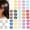 Silver, variant on 50 count  Hair Clips 2000s Y2K Snap Hair Barrettes Non Slip Hair Accessories  Metal Hair Clips for Women 1.2"()