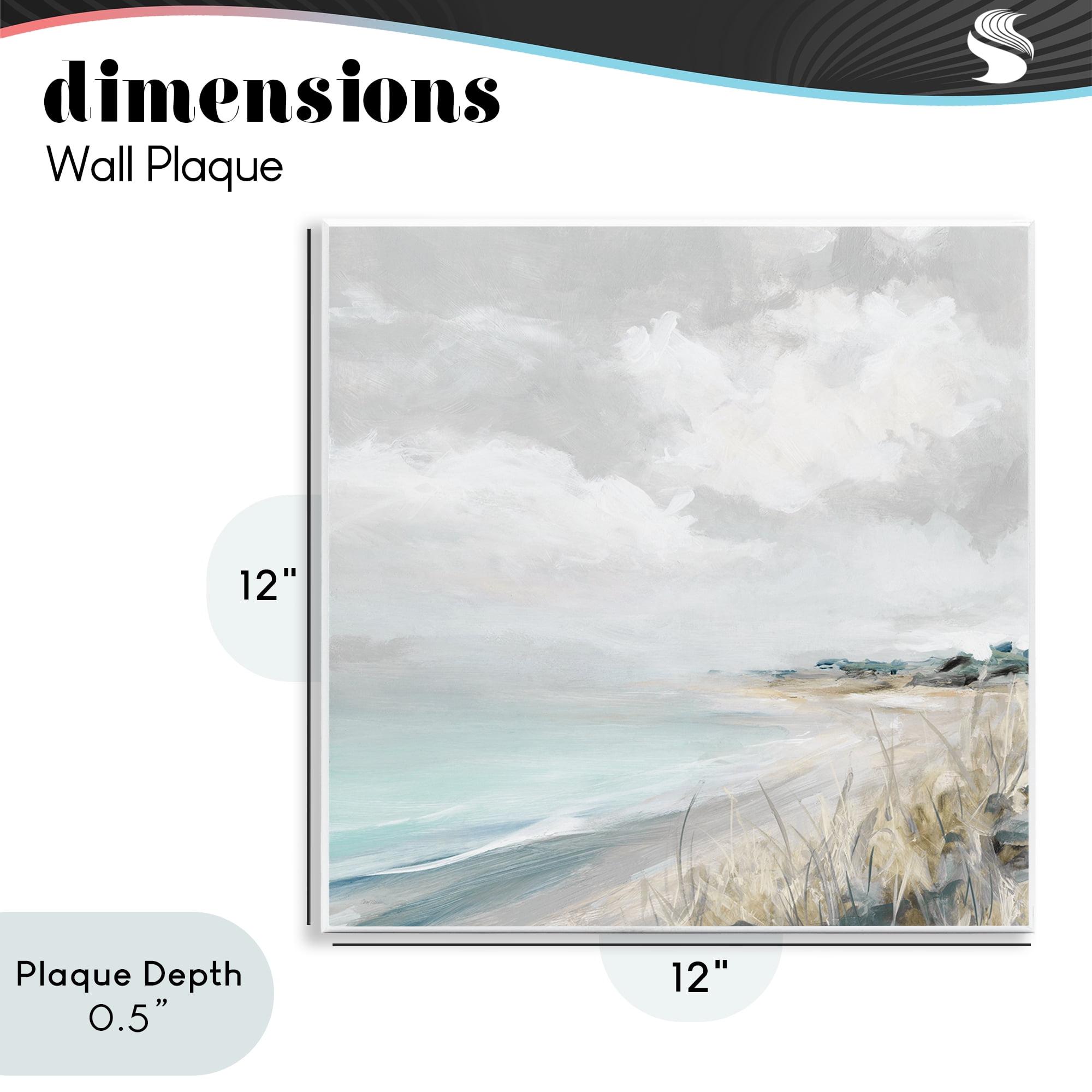 Stupell Industries Coastal Morning By The Dunes Wall Plaque Art, design by Carol Robinson