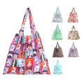 thumbnail image 2 of Tote Bag Eco-friendly Large Capacity Portable Print Square Storage Polyester Foldable Design Beach Bag Vacation Use, 2 of 9