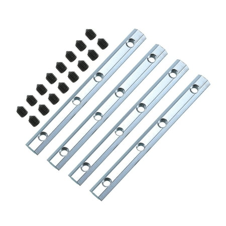 

Straight Line Connector 4Pack 3.9inch Inside Joint Brackets with M5 Screws for 2020 Series T Slot 6mm (Silver)