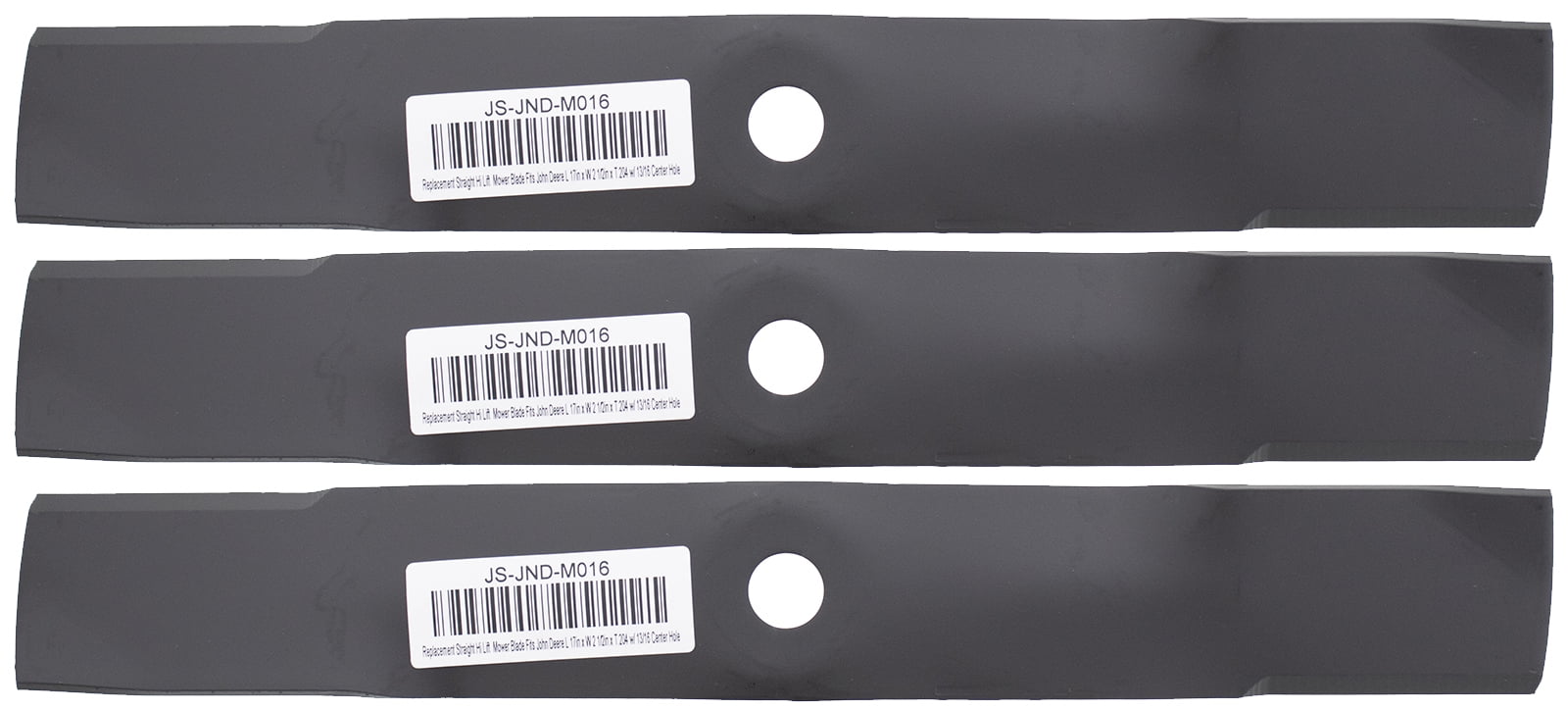 3 Hi Lift Mower Blades for John Deere® M127500 M127673 M145476 GT225 GX